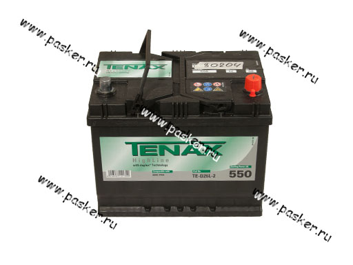 Аккумулятор TENAX 68Ач EN550 ASIA 261х175х220 высокий обр/п TE-D26L-2 SALE