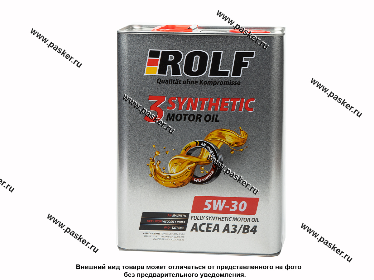  ROLF 5W30 3-Synthetic ACEA A3/В4 4л син 26297  по .
