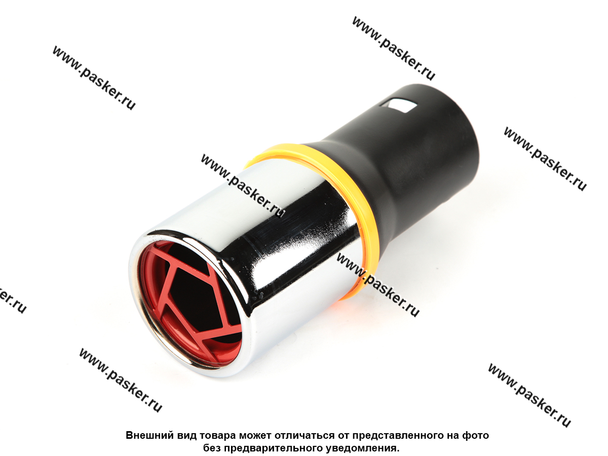 Насадка на глушитель № 610 Haktan HT хром D-48-58 хомут