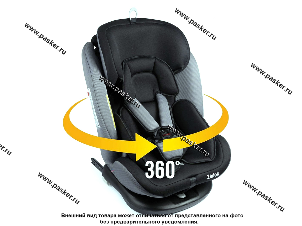 Кресло детское Zlatek Cruiser ISOFIX группа 0,1,2,3 серо-черный 60385  купить по привлекательной цене в интернет-магазине 