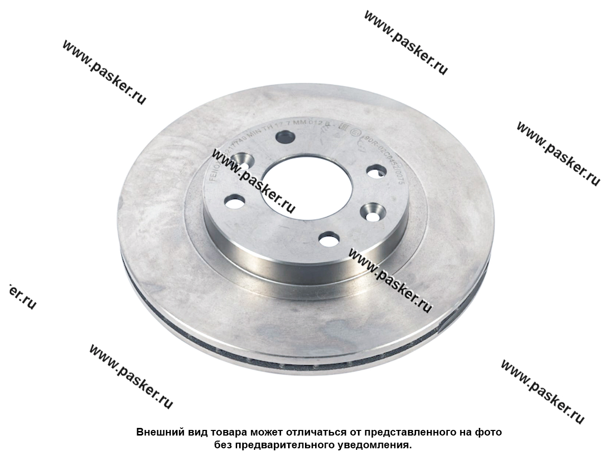 Диск тормозной Renault Logan 2006- LADA Largus FENOX передний TB217749