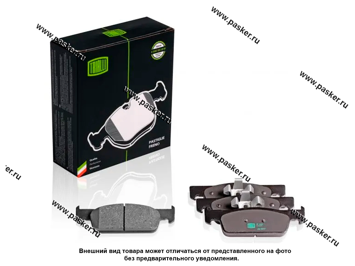 Колодки тормозные Renault Logan II 12- передние TRIALLI PF 0101