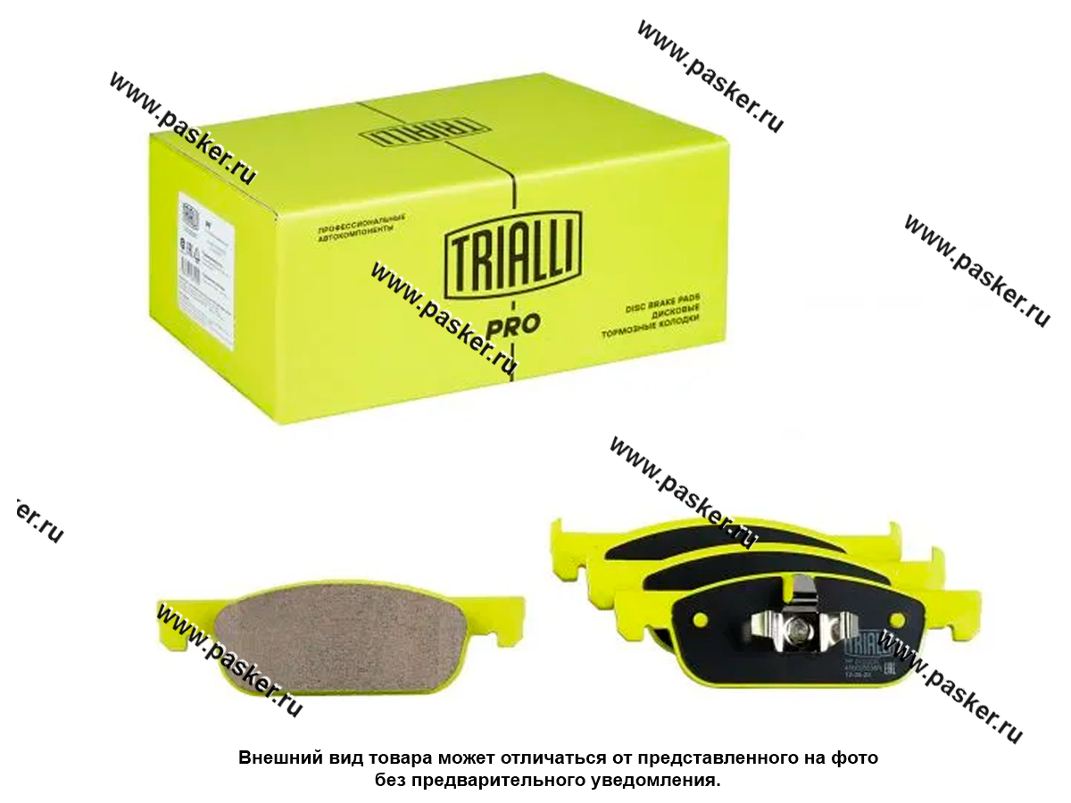 Колодка тормозная Лада X-Ray пер к-т 4шт (TRIALLI)