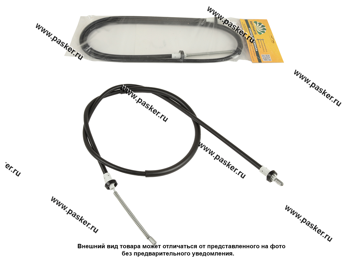Трос ручного тормоза Renault Logan Sandero без ГУР 6001547169 BESTPARTS BP001618