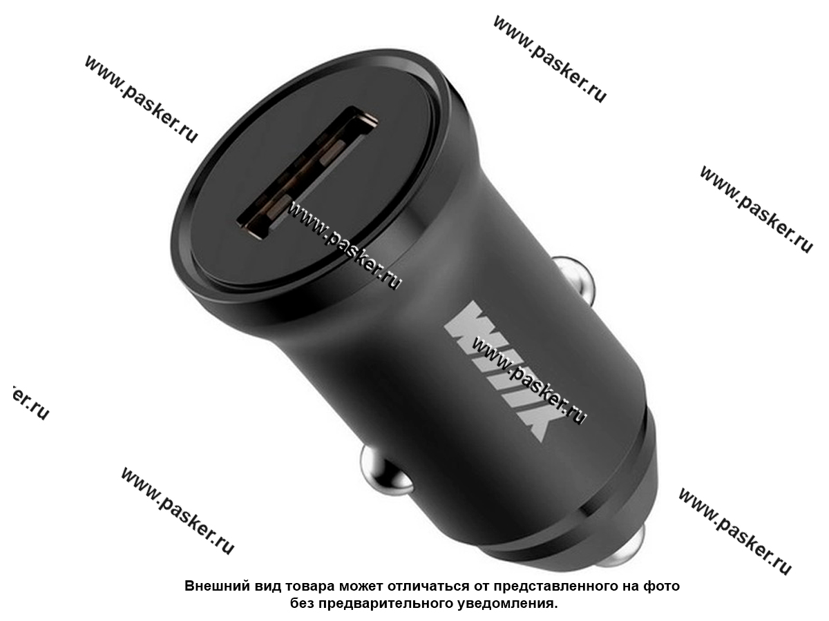 Разветвитель прикуривателя на 1 USB QC3.0 WIIIX UCC-4-1-11