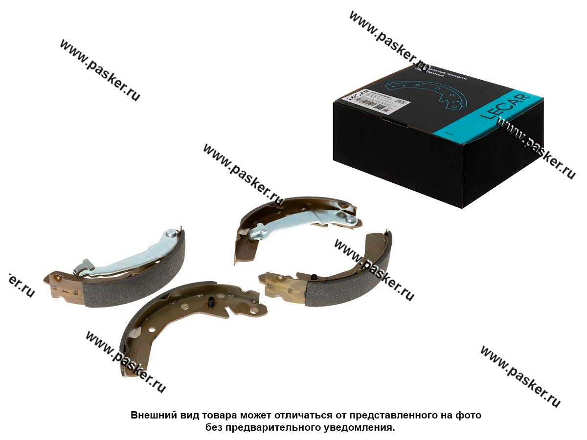 Колодки тормозные Daewoo Matiz 98-15 Chevrolet Spark 10- задние барабанные LECAR LECAR000026802