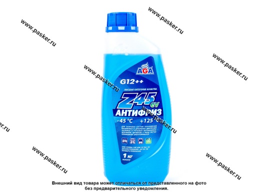 Антифриз AGA-45 305Z G12++ 1кг синий