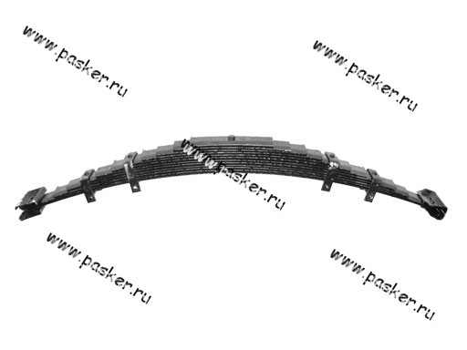 53-2902012-02 Рессора ГАЗ-53 передняя 53-2902012-02 ЧМЗ
