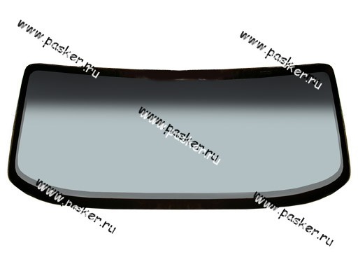 Стекло ветровое 2410-3110 КМК GLASS 3-х слойное с полосой и шелкографией GAZT0008