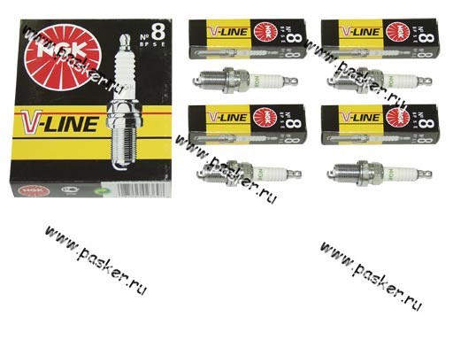 Свечи NGK V-Line № 8 BP5E BMW,Citroen,Mitsubishi,Nissan,Renault