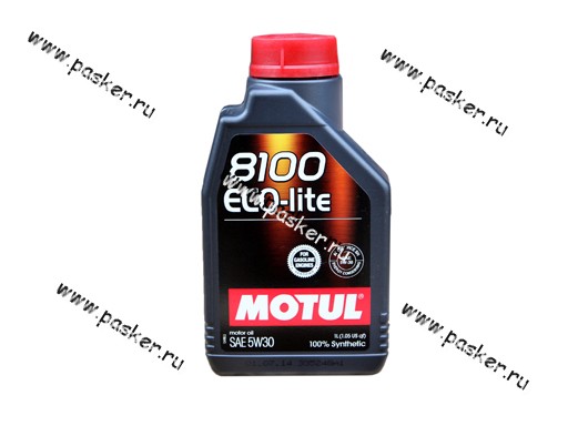 Масло Motul  5W30 8100 Eco-lite API SP ILSAC GF-6a 1л син