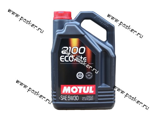 Масло Motul  5W30 8100 Eco-lite API SN/CF 5л син