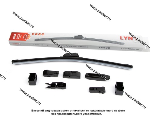 Щетки стеклоочистителя 43см универсальная LYNXauto бескаркасная XF430