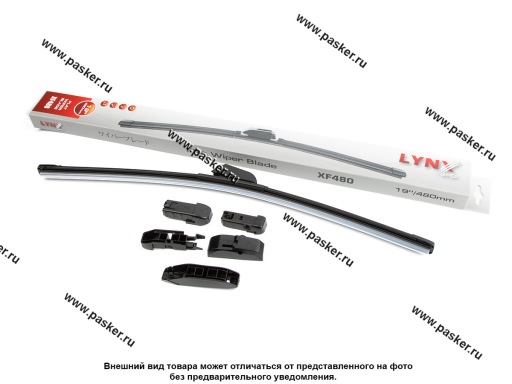 Щетки стеклоочистителя 48см универсальная LYNXauto бескаркасная XF480