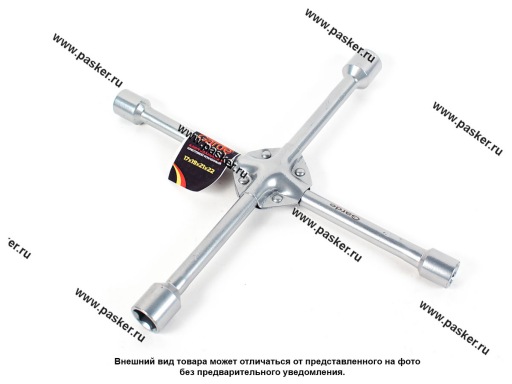 Ключ баллонный крестовой 17х19х21х22 усиленный Garde KB1405