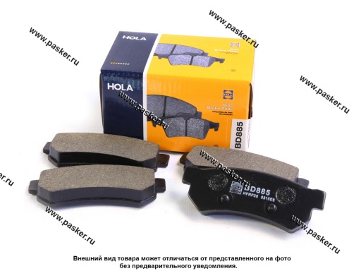 Колодки тормозные Chevrolet Lacetti задние HOLA BD885