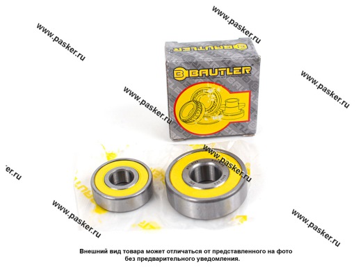 Подшипник генератора 2101-08 ОКА Таврия BAUTLER комплект 180302 6302 2rs/180201 6201 2rs BTL-K101