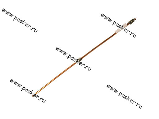 Тормозная трубка медная L-400mm M10x1 универсальная