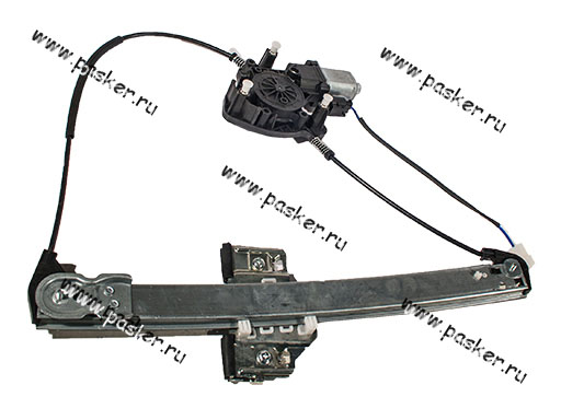 Стеклоподъемник 2110 2170 Priora передний левый с мотором и широкой планкой