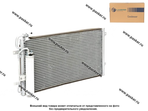 Радиатор кондиционера 2170-72 Priora LUZAR тип Halla LRAC 0127