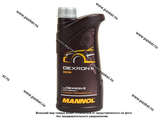 Масло Mannol ATF DEXRON-III Automatic plus 1л MN8206-1