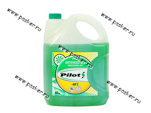 Антифриз PILOTS-40 G11 10л зеленый