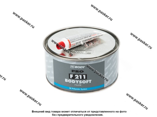 Шпатлевка HB BODY SOFT F211 полиэфирная 1800гр с отвердителем