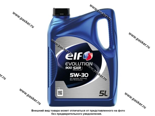 Масло ELF EVOLUTION 900 SXR 5W30 API SL/CF A5/B5 5л син