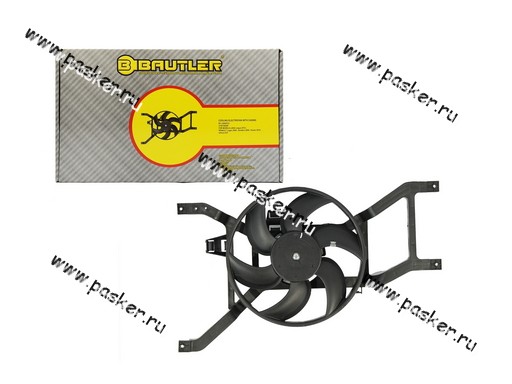 Мотор вентилятора Renault Logan LADA Largus BAUTLER в сборе без А/С с 08г BTL-6000FCC