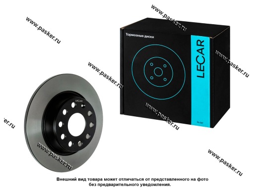 Диск тормозной VW Tiguan 07- Golf 03-08 Jetta 05-11 Passat 05-10 LECAR задний LECAR000196602