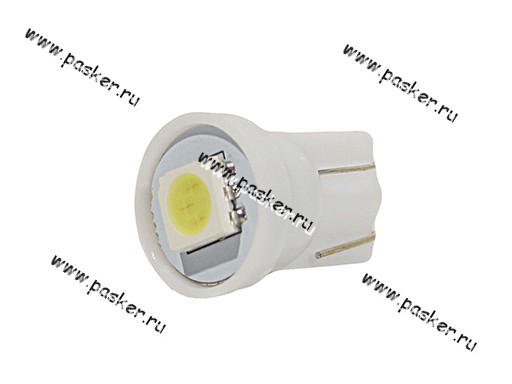 Лампа светодиод 12V5W W2.1x9.5d Nord YADA 1SMD белая