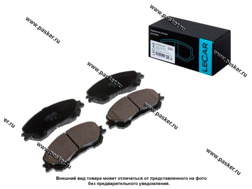 Колодки тормозные Nissan Qashqai 13- X-Trail (T32) 14- передние сист. Akebono LECAR LECAR000542201