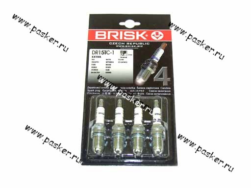 Свечи BRISK 2110 DR15 ТC-1 16кл инжектор 3-х электродные