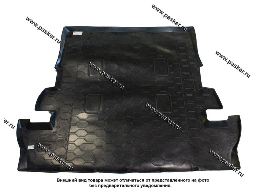 48.18.507.Pi Коврик в багажник Toyota Land Cruiser 7 J200 07- 7-ми мест Lexus LX 3 URJ 07- 7 мест пластик Comfor