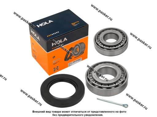 Подшипник ступицы Газель Соболь HOLA передний 2шт с сальником шплинт NB72435SET