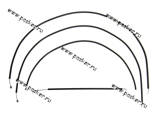 Трос заслонок печки 2108 Рекардо низкая панель 4шт