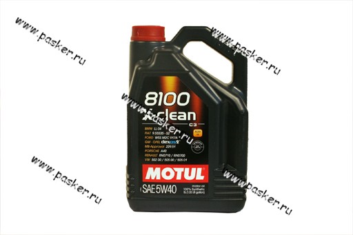 109762 Масло Motul  5W40 8100 X-clean gen2 API SN/CF 5л син 109762/112119