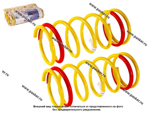 30416 | 2112-2902712 Пружина подвески 2110-12 ФОБОС Спорт передняя 16-ти кл занижение 25мм