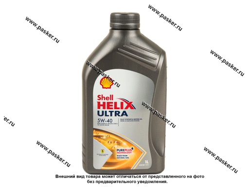 Масло SHELL  5W40 HELIX ULTRA API SP SN/CF A3/B3/B4 502.00/505.00 1л син 550052677/550055904