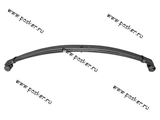 Рессора Газель задняя 3-х листовая с шарнирами полнопр 3221-2912010-04