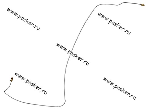 Тормозная трубка 2110 передняя правая 2110-3506040