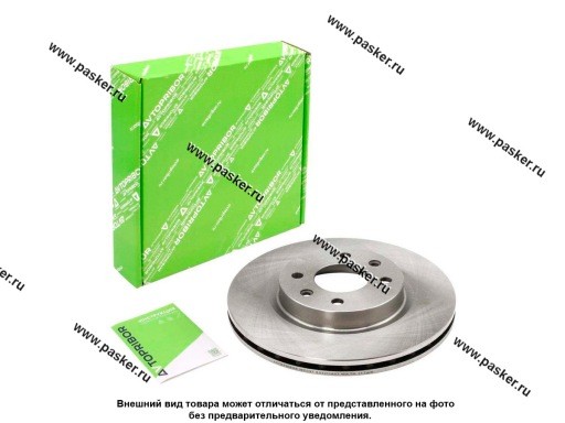 Диск тормозной LADA Largus 2012- AVTOPRIBOR передний без ABS BD011AVT