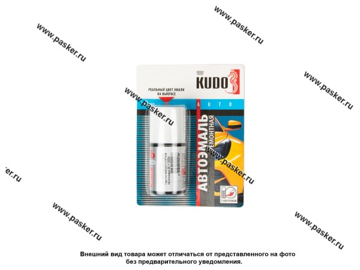Краска 691 Платина металлик KUDO 15мл кисть