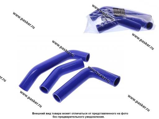 130-17-003 | 33023-1303010 Патрубки радиатора Газель Бизнес дв УМЗ 4216 3 шт MEGAPOWER силикон
