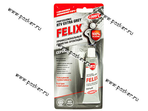Герметик FELIX 40гр высокотемпературный серый
