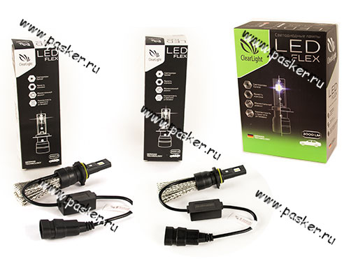 Лампа светодиод 12V HB4 LED FLEX Clearlight 3000Lm