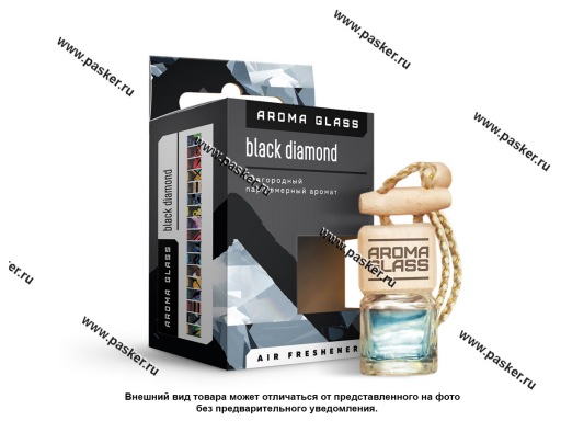 Ароматизатор FOUETTE Aroma Glass бутылочка 42г black diamond AG-02