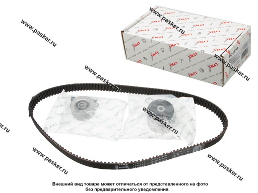 Ремень ГРМ+2 ролика Chevrolet Aveo 1.4-1.6 08- Cruze 1.6-1.8 09- LYNXauto PK-1238