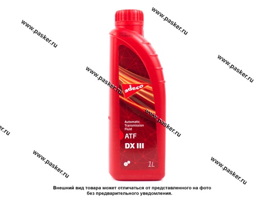 Масло ADECO ATF DEXRON III DX 1л п/с