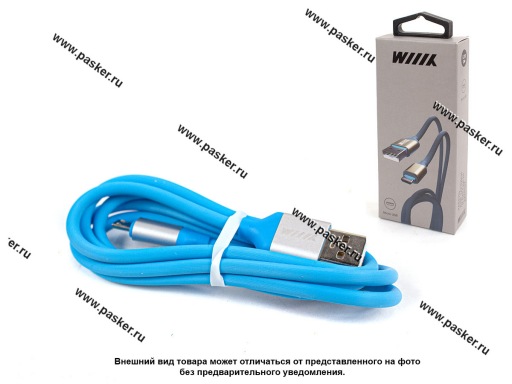 Кабель универсальный Micro-USB 1,2м WIIIX CB120-UMU-10BU синий